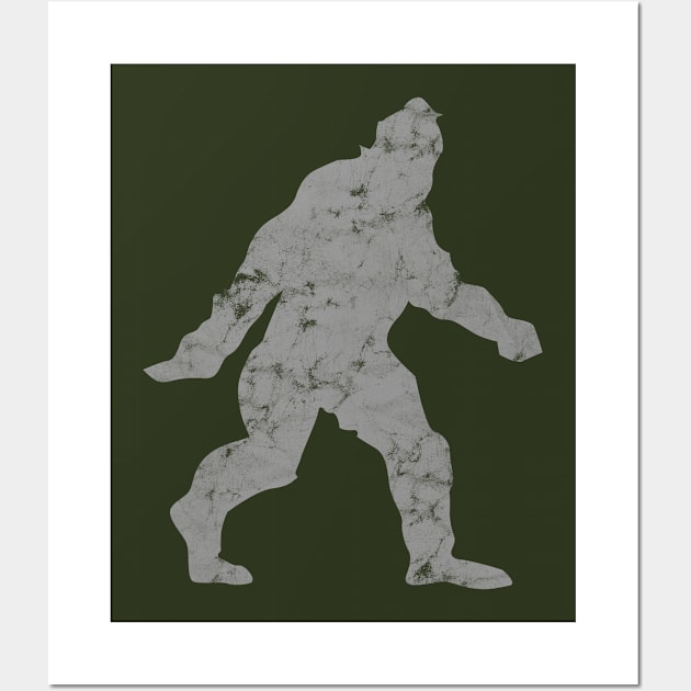 There goes Bigfoot Wall Art by Hanzo